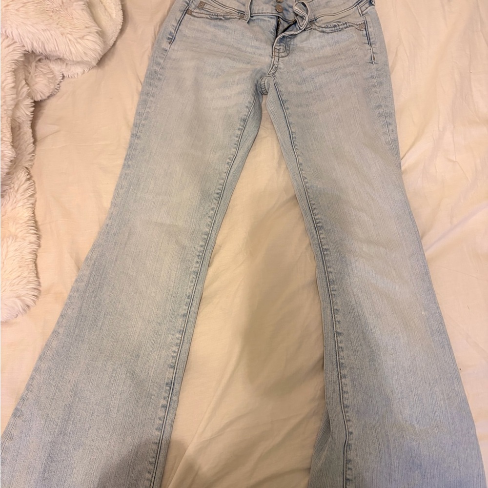 Aeropostale Light Wash Flare Jeans